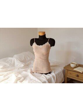 Zimmerli - Maude Privé Spaghetti Top -Color Blush L NEW WITH TAGS!